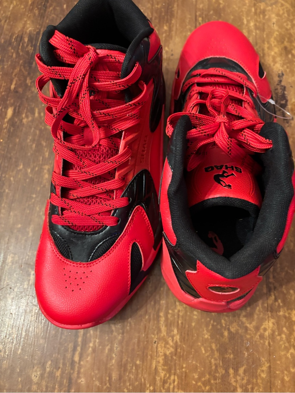 SHAQ high top red&black  sneakers SZ 11 mens shoes! New without tags!